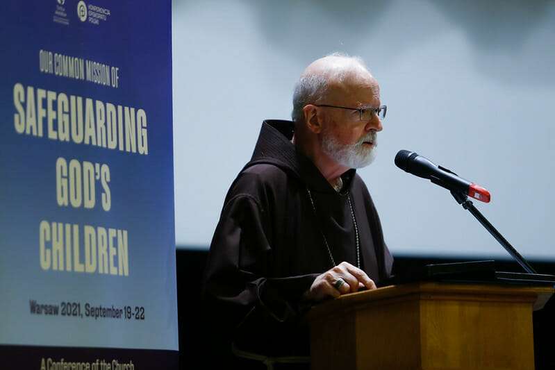 Cardinal Seán O'Malley OFM Cap addresses participants at the Warsaw Conference on Safeguarding in the Church